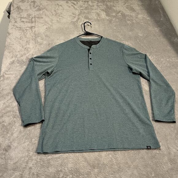 adidas | Shirts | Adidas Adicross Henley Shirt Mens Large Green Long ...